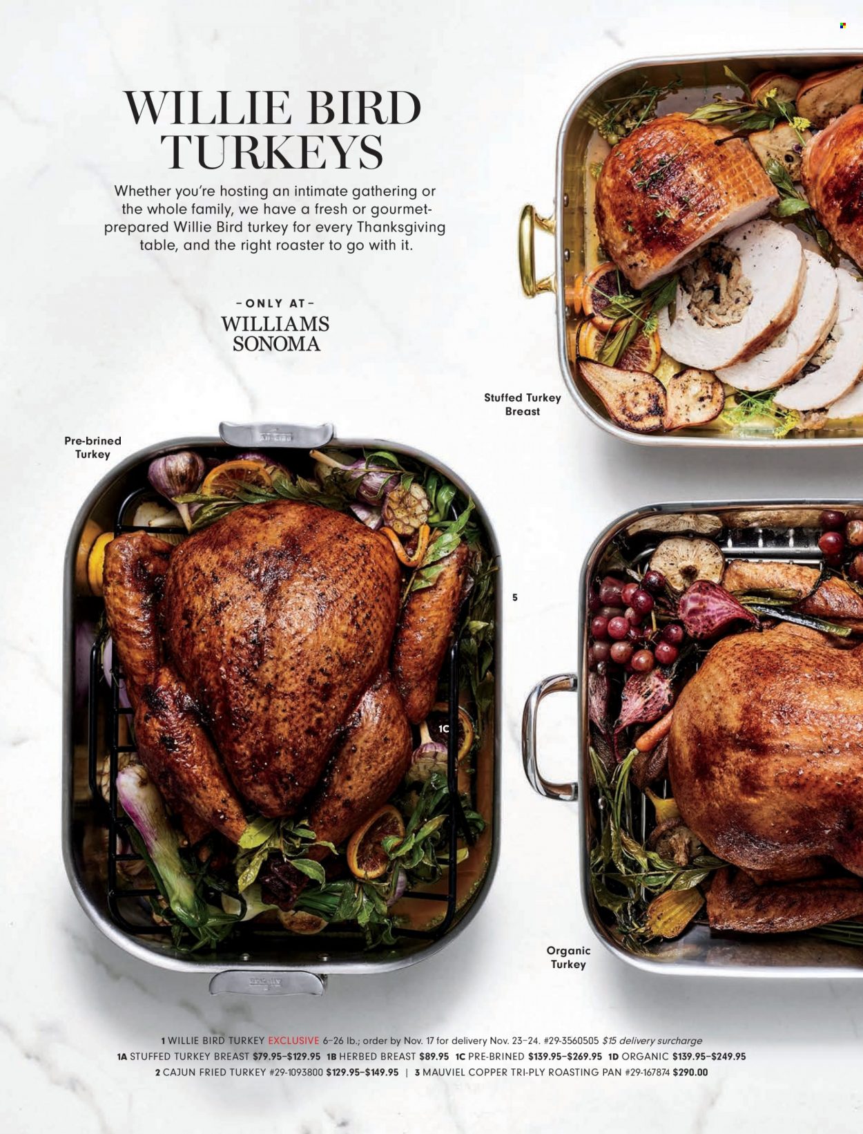 Williams-Sonoma flyer . Page 16.