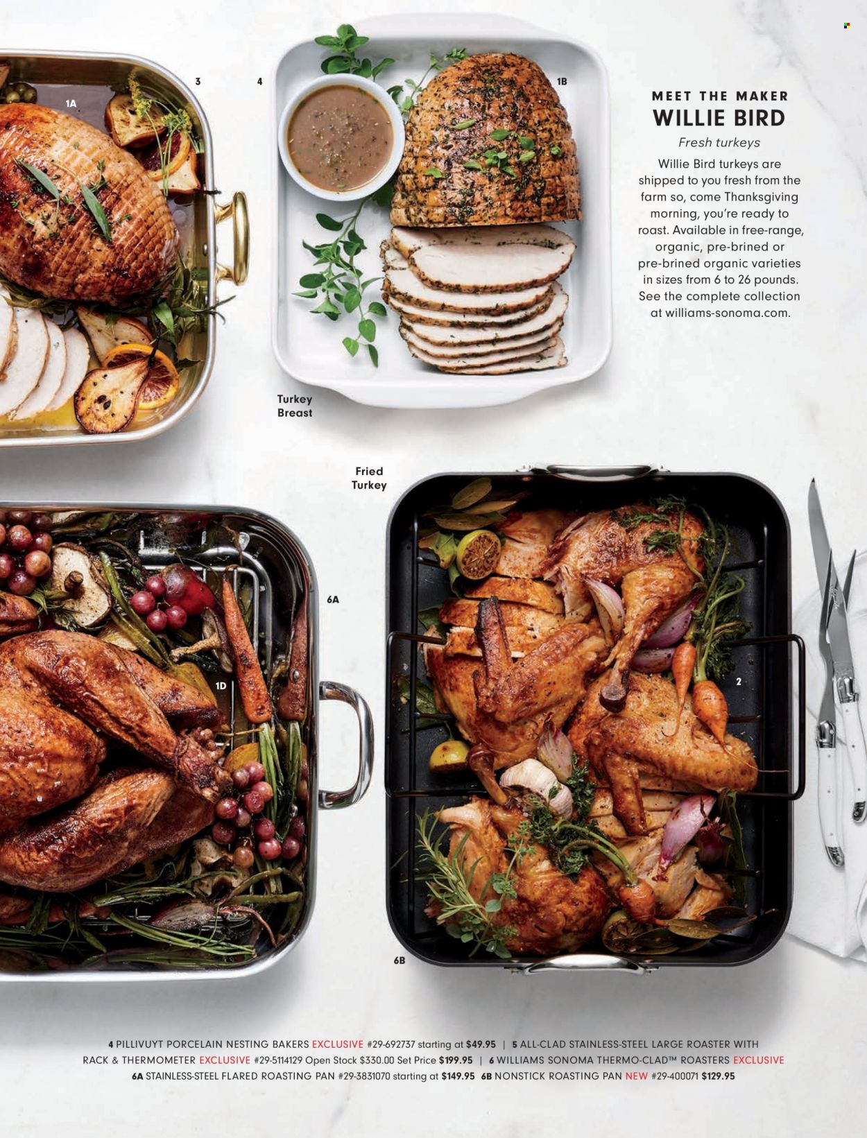 Williams-Sonoma flyer . Page 17.