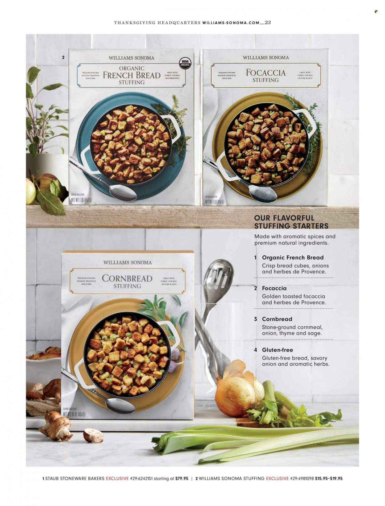 Williams-Sonoma flyer . Page 23.