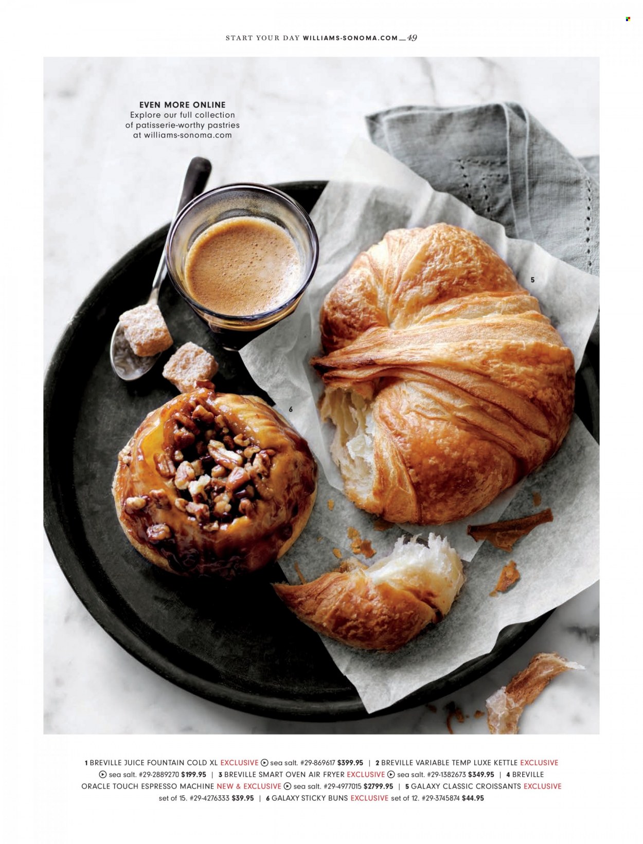 Williams-Sonoma flyer . Page 49.