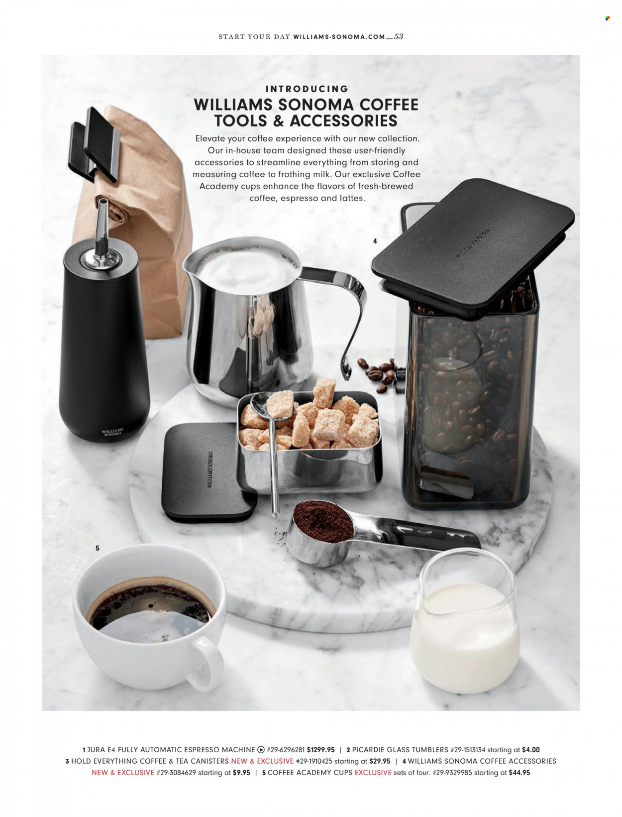 Williams-Sonoma flyer . Page 53.