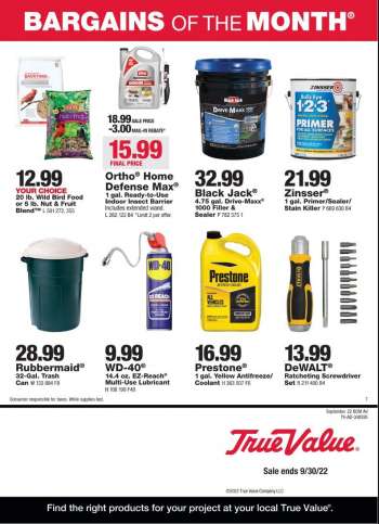 True Value Placerville weekly ads