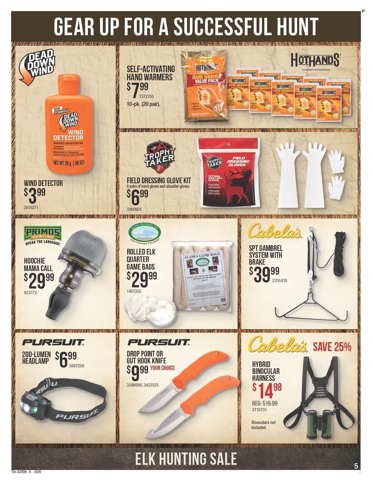 Bass Pro Shops flyer  - 09.15.2022 - 10.12.2022. Page 5.