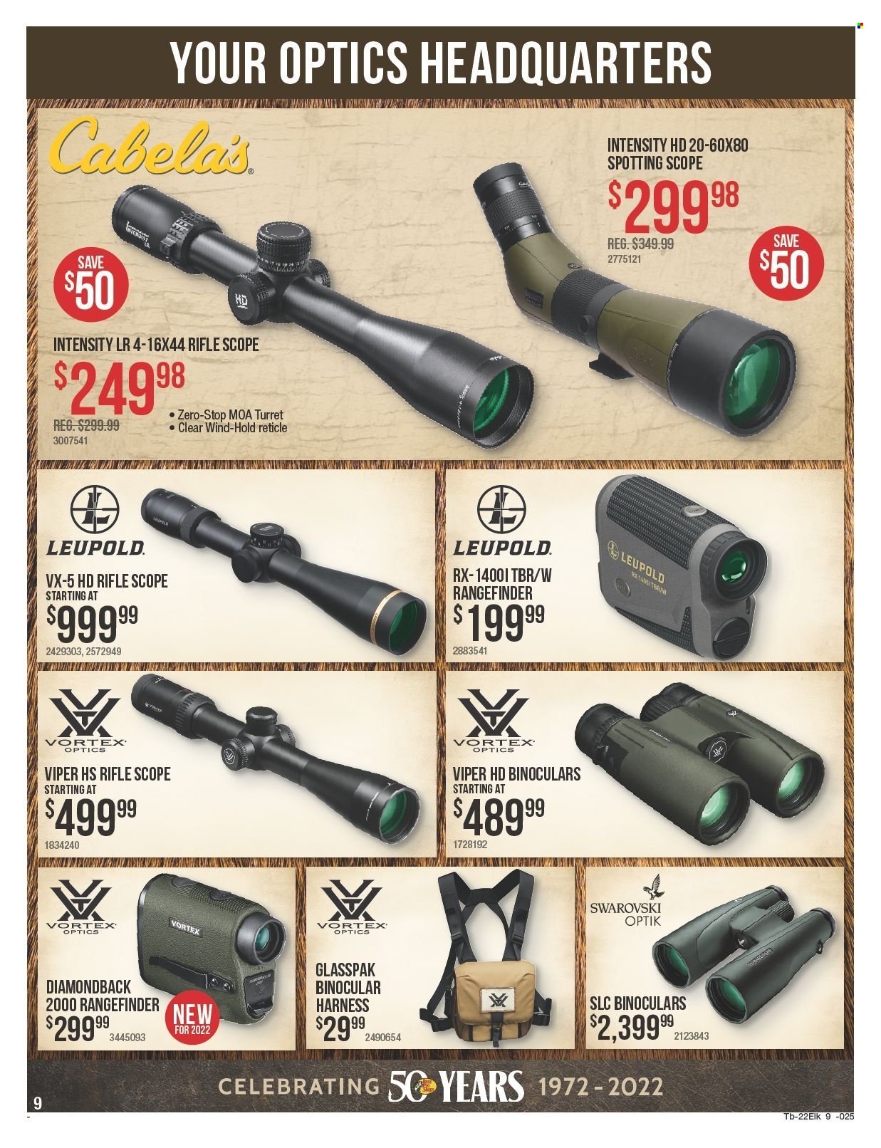 Bass Pro Shops flyer  - 09.15.2022 - 10.12.2022. Page 9.