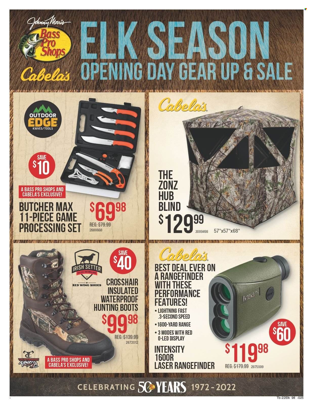 Bass Pro Shops flyer  - 09.15.2022 - 10.12.2022. Page 19.