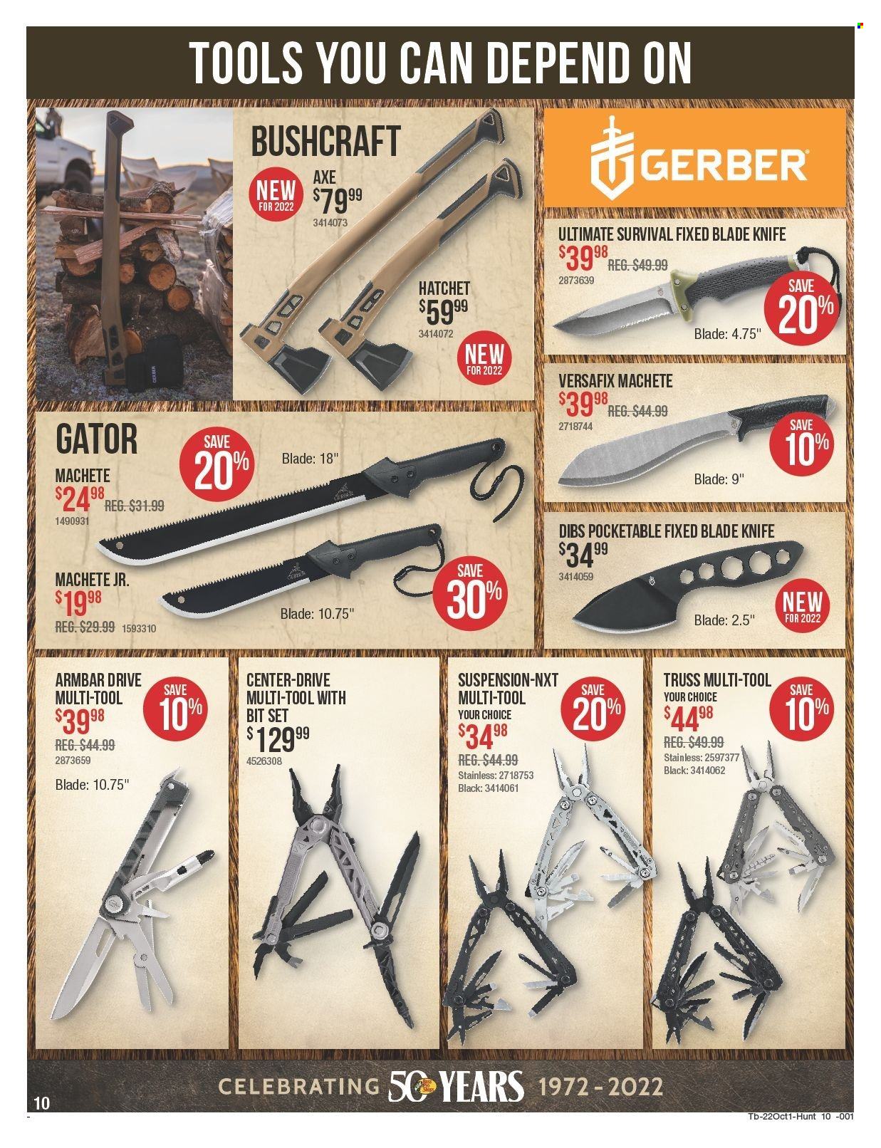 Bass Pro Shops flyer  - 09.22.2022 - 10.05.2022. Page 10.