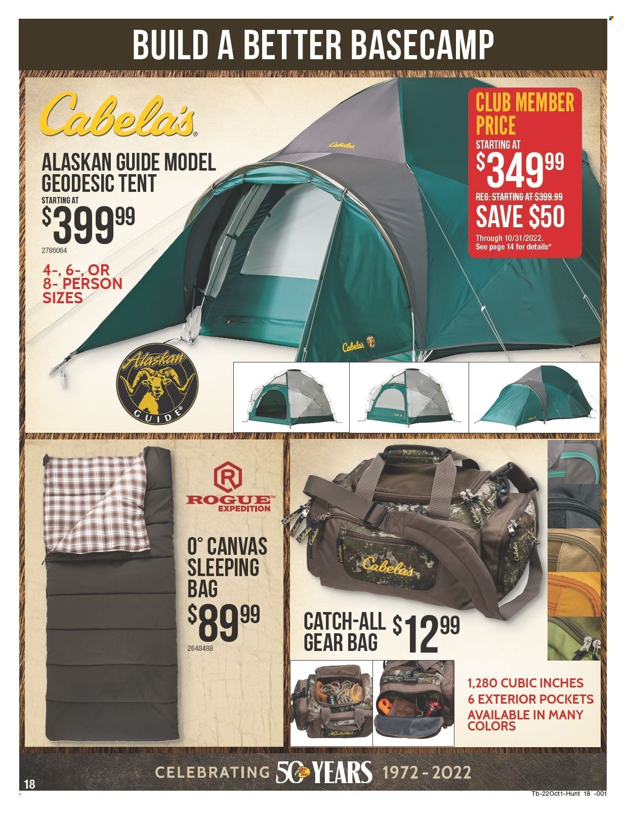 Bass Pro Shops flyer  - 09.22.2022 - 10.05.2022. Page 18.