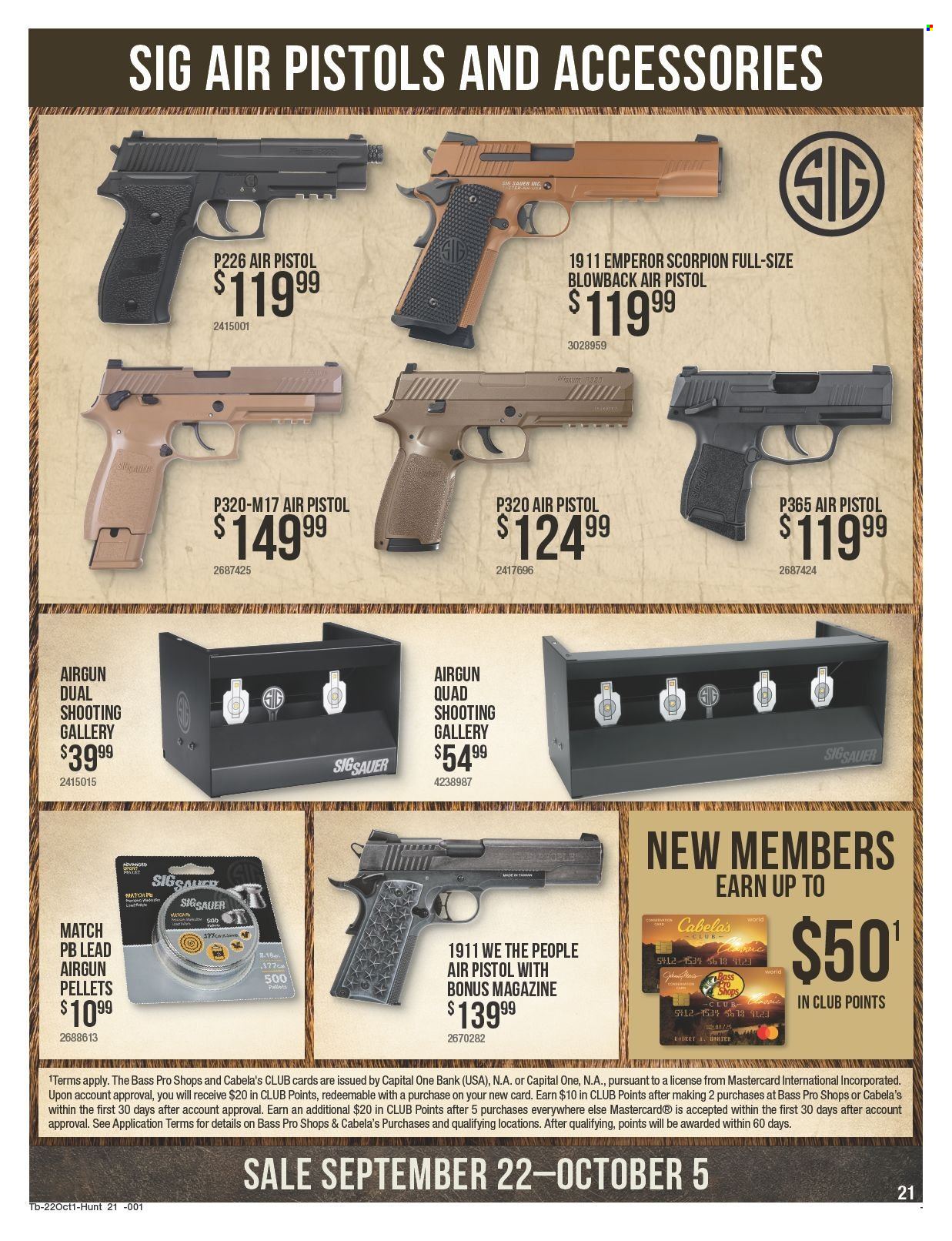 Bass Pro Shops flyer  - 09.22.2022 - 10.05.2022. Page 21.