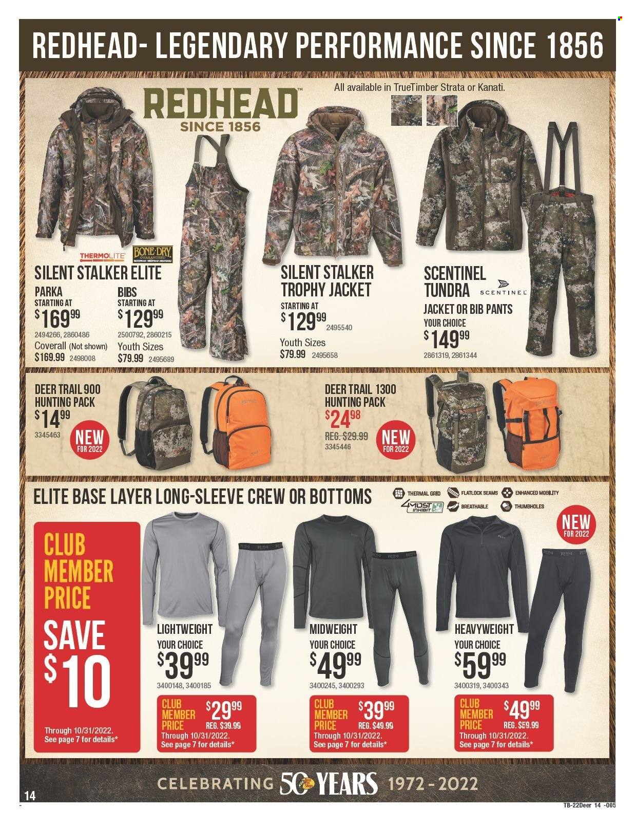 Bass Pro Shops flyer  - 09.22.2022 - 10.19.2022. Page 14.