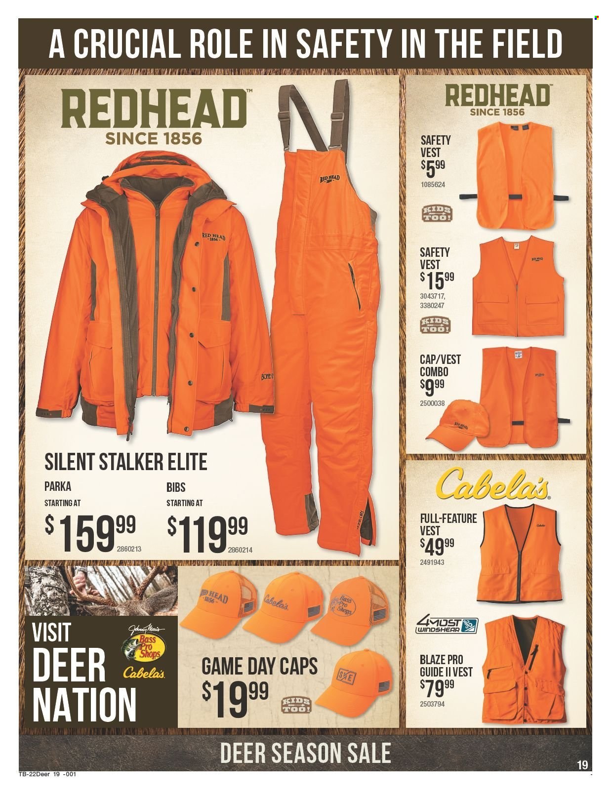 Bass Pro Shops flyer  - 09.22.2022 - 10.19.2022. Page 19.