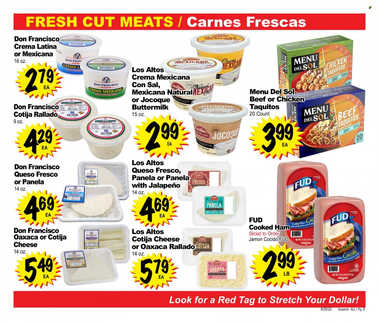 Superior Grocers flyer  - 09.20.2022 - 10.24.2022. Page 5.