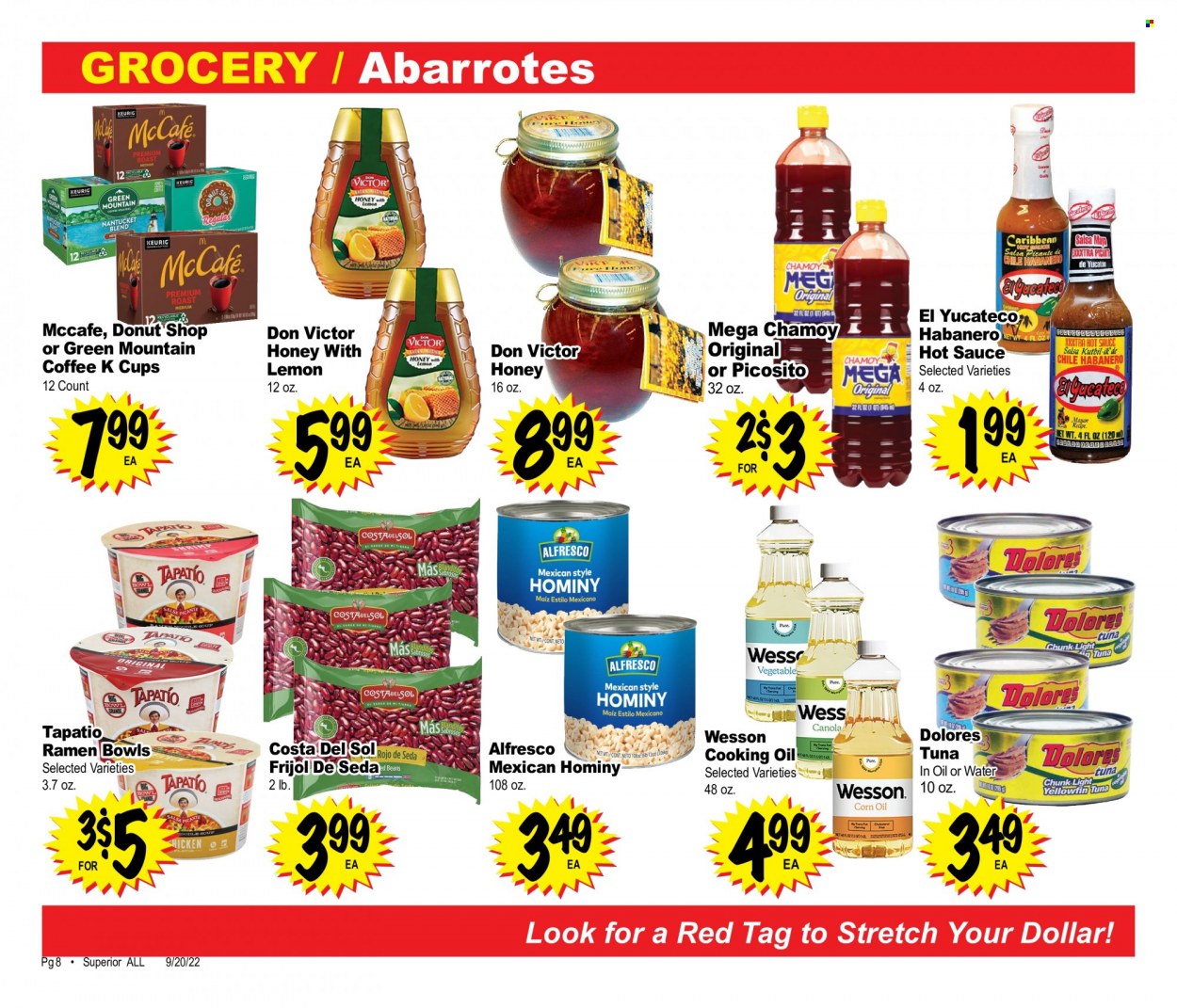 Superior Grocers flyer  - 09.20.2022 - 10.24.2022. Page 8.