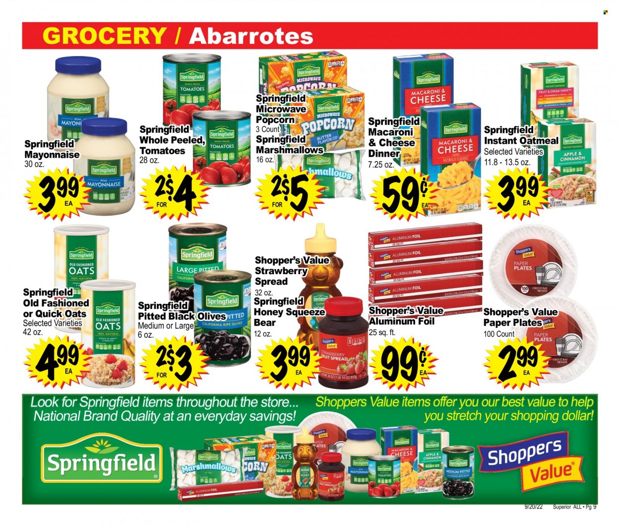 Superior Grocers flyer  - 09.20.2022 - 10.24.2022. Page 9.