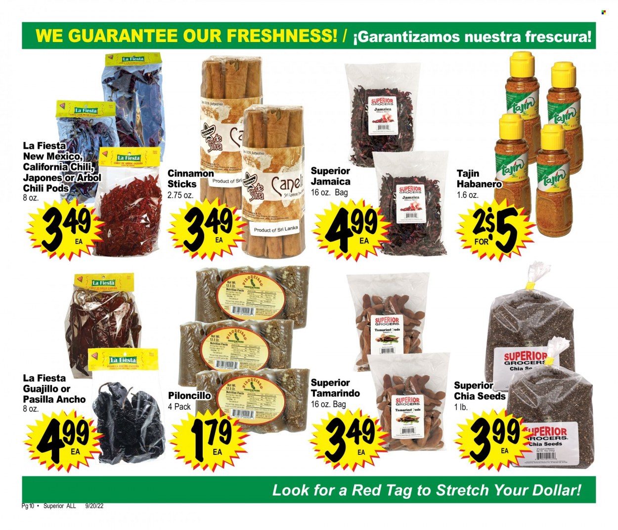 Superior Grocers flyer  - 09.20.2022 - 10.24.2022. Page 10.