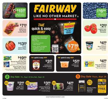 Fairway Market Flyer - 09/23/2022 - 09/29/2022.