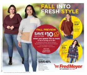 Fred Meyer - Apparel Fall Preview Look Book