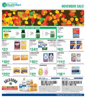 Health Mart - Monthly Specials