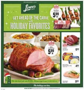 Lowes Foods - November Holiday Flyer