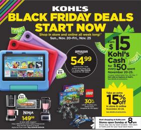 Kohl's - BF Deals