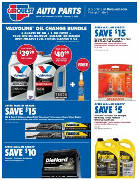 Carquest - Monthly Store Flyer