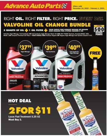 Advance Auto Parts Worcester weekly ads
