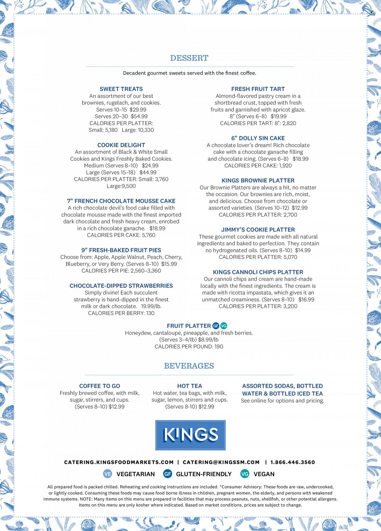 Kings Food Markets flyer . Page 24.
