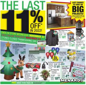 Menards - The Last 11% Sale
