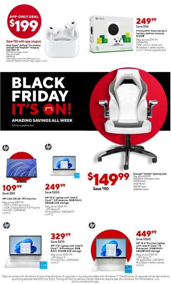 Staples Ad - Weekly Ad