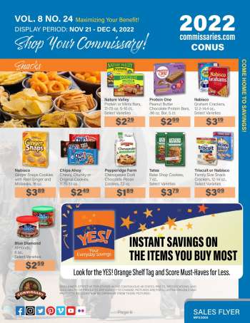 Commissary Flyer - 11/21/2022 - 12/04/2022.