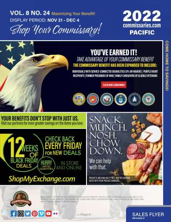 Commissary Flyer - 11/21/2022 - 12/04/2022.