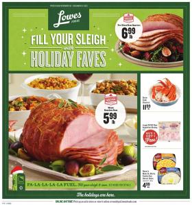 Lowes Foods - December Holiday Flyer