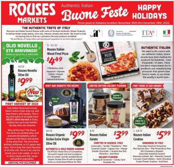 Rouses Markets Flyer - 11/30/2022 - 12/28/2022.