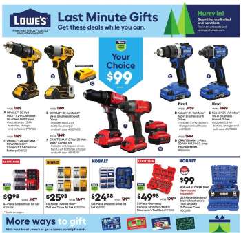 Lowe's Ad - Weekly Ad