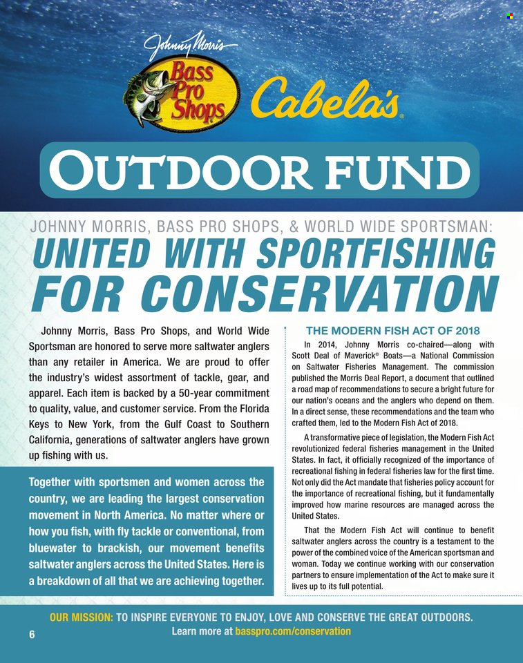 Bass Pro Shops flyer . Page 6.