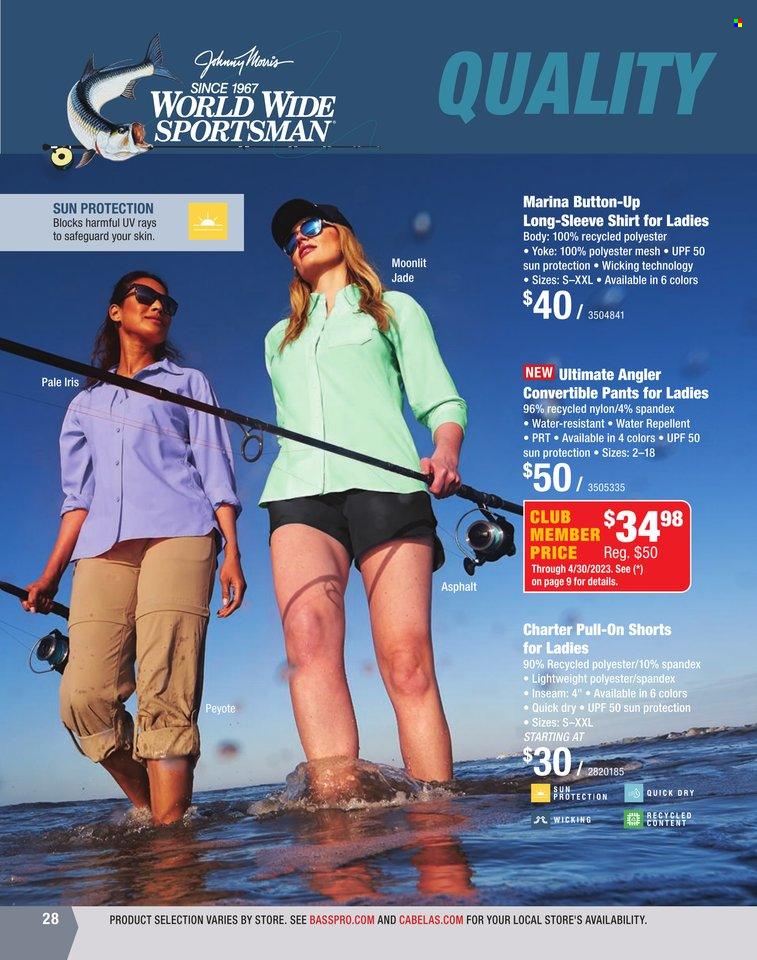 Bass Pro Shops flyer . Page 28.