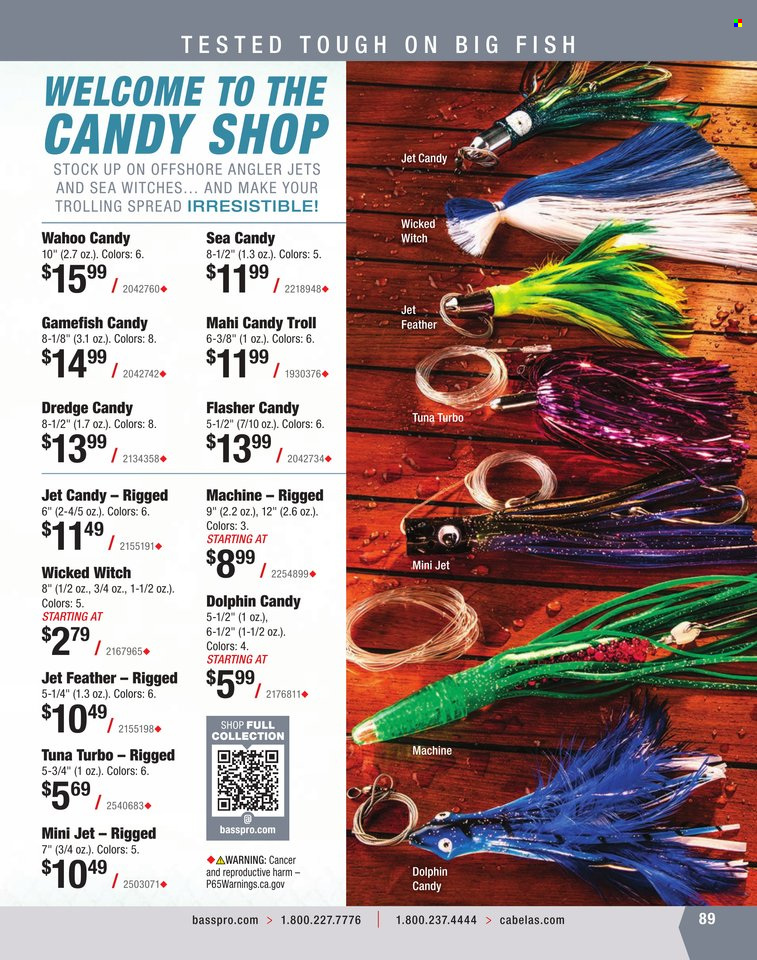 Bass Pro Shops flyer . Page 89.