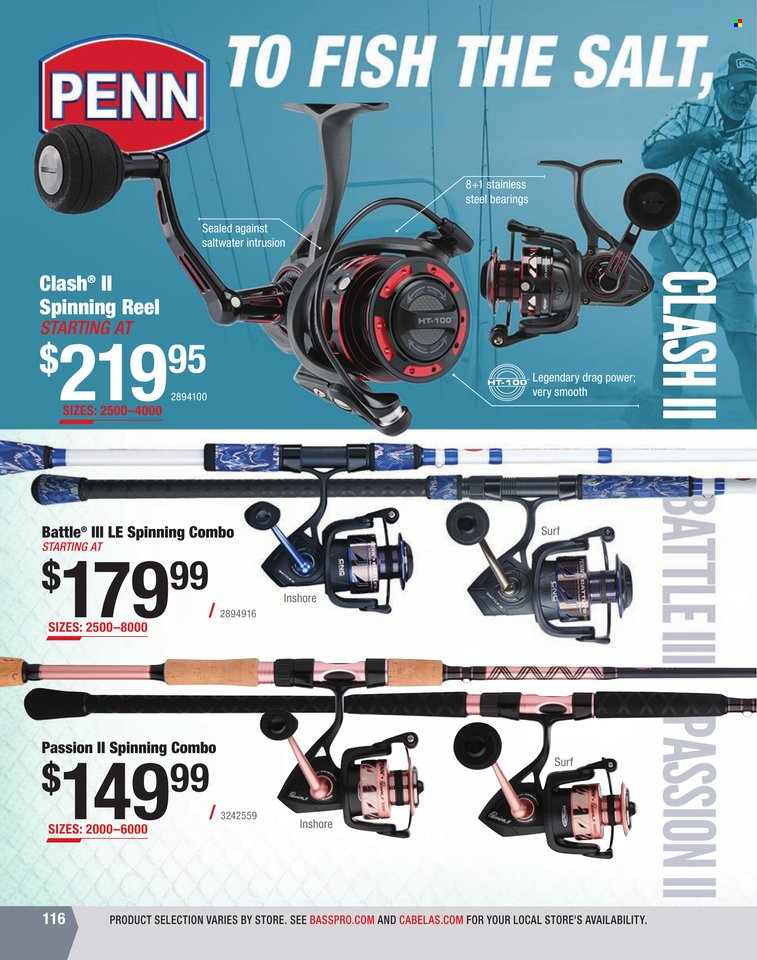Bass Pro Shops flyer . Page 116.