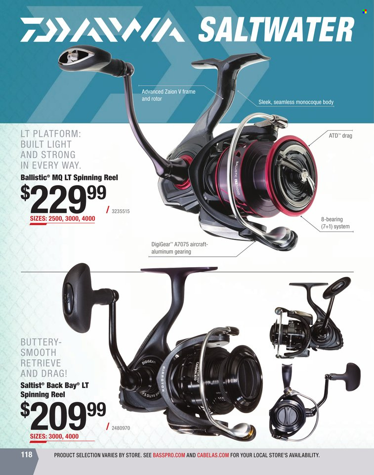 Bass Pro Shops flyer . Page 118.