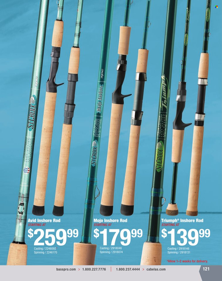 Bass Pro Shops flyer . Page 121.