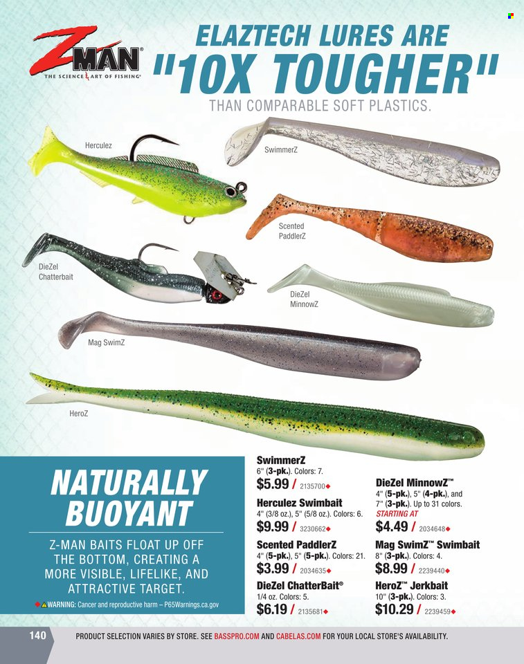 Bass Pro Shops flyer . Page 140.
