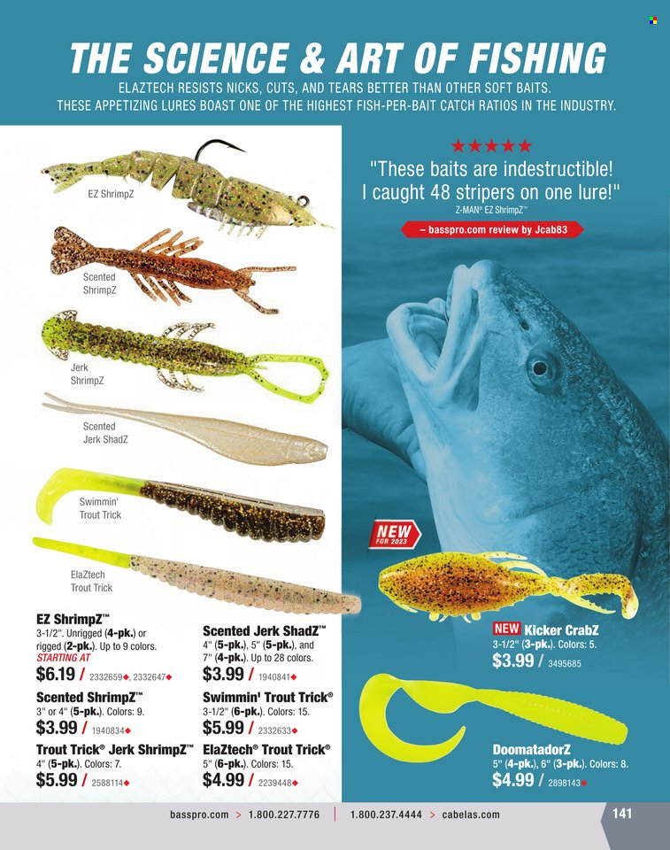 Bass Pro Shops flyer . Page 141.
