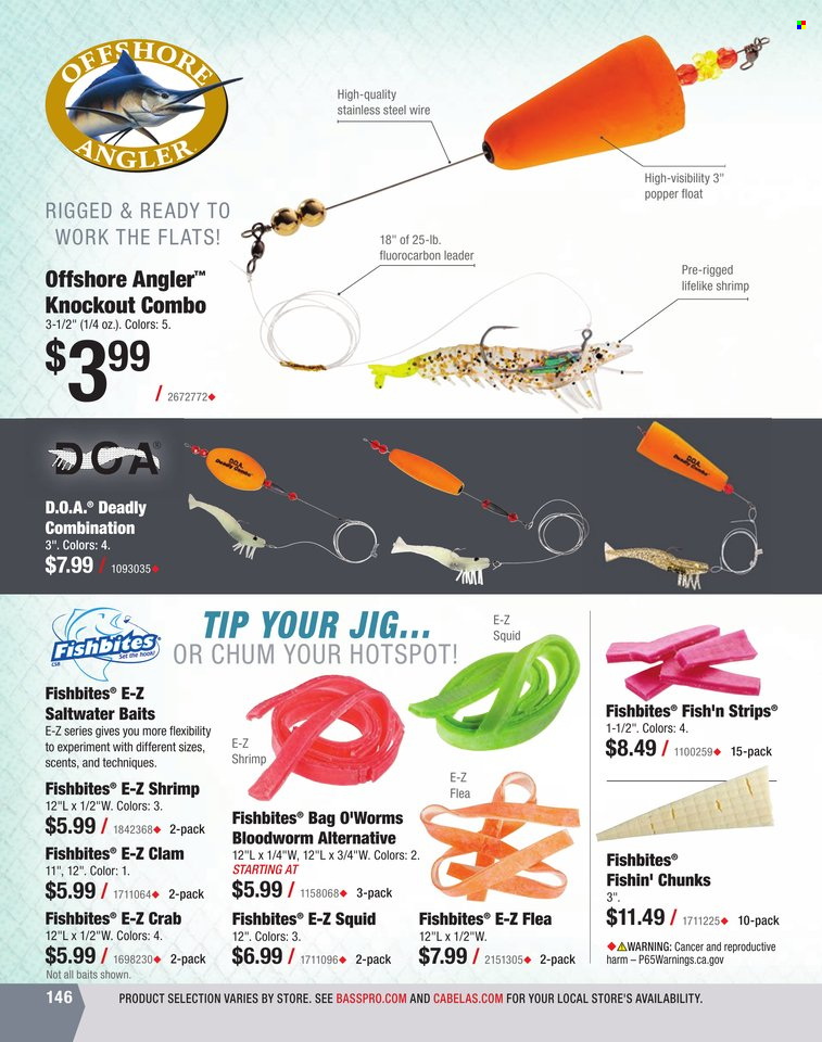 Bass Pro Shops flyer . Page 146.