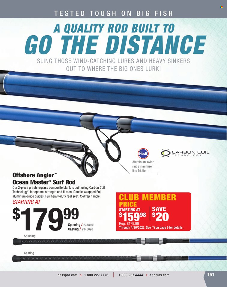 Bass Pro Shops flyer . Page 151.