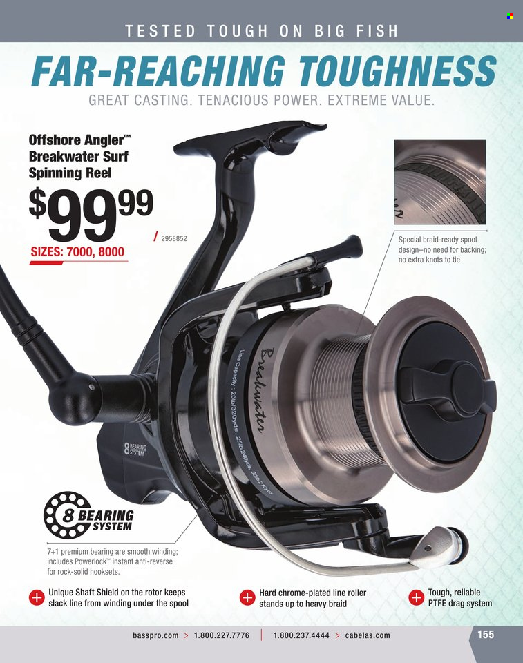 Bass Pro Shops flyer . Page 155.