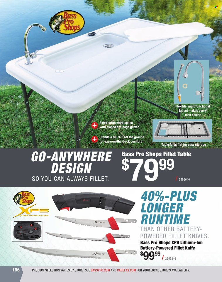 Bass Pro Shops flyer . Page 166.