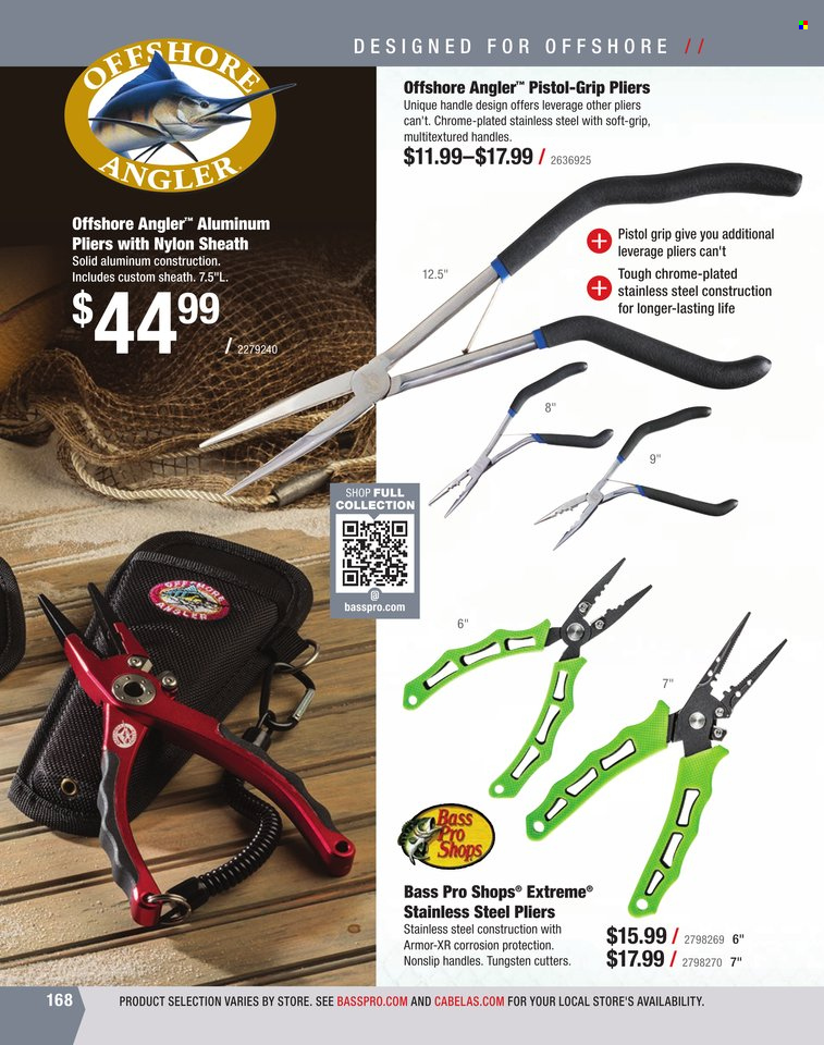 Bass Pro Shops flyer . Page 168.