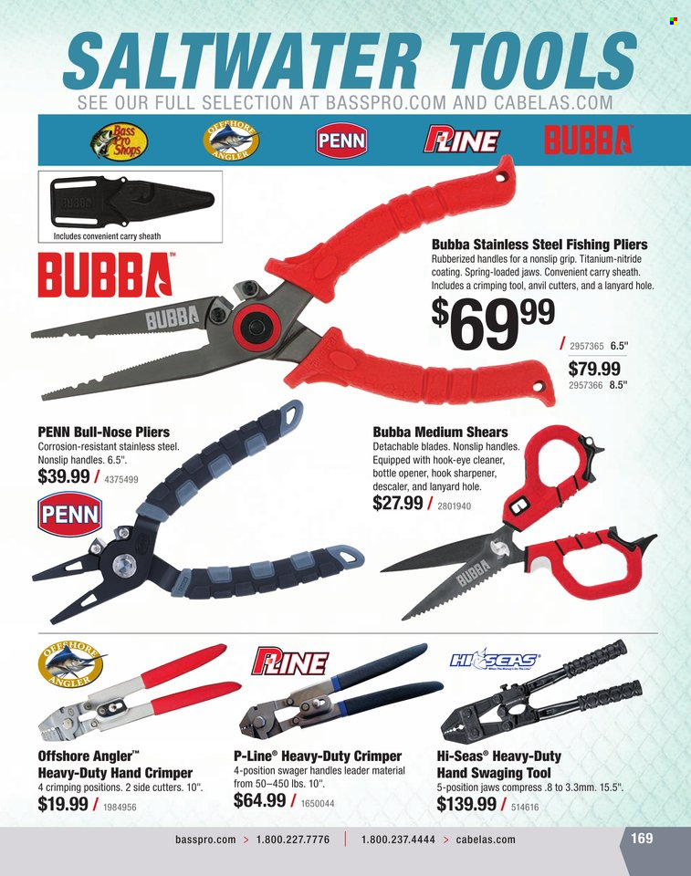 Bass Pro Shops flyer . Page 169.