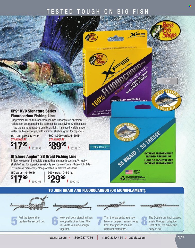 Bass Pro Shops flyer . Page 177.