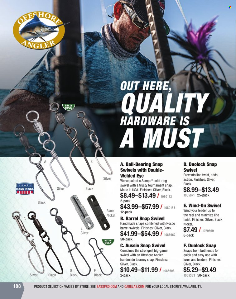 Bass Pro Shops flyer . Page 188.