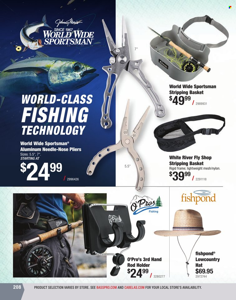 Bass Pro Shops flyer . Page 208.